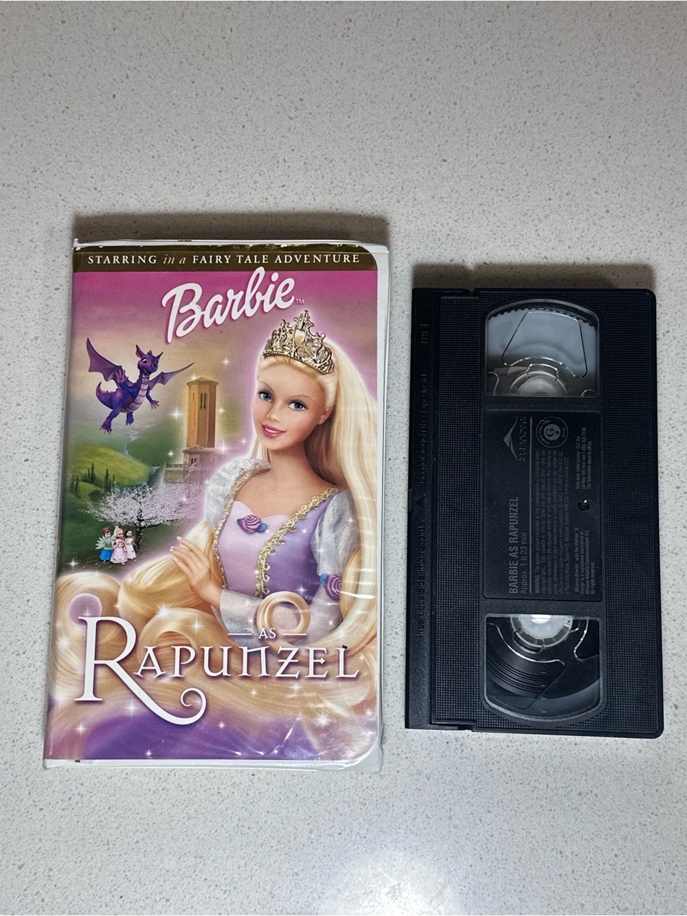 Barbie Rapunzel VHS